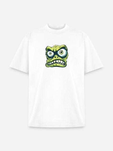 Gremlin Grin Tee - Unisex Garment Dyed T-Shirt - white