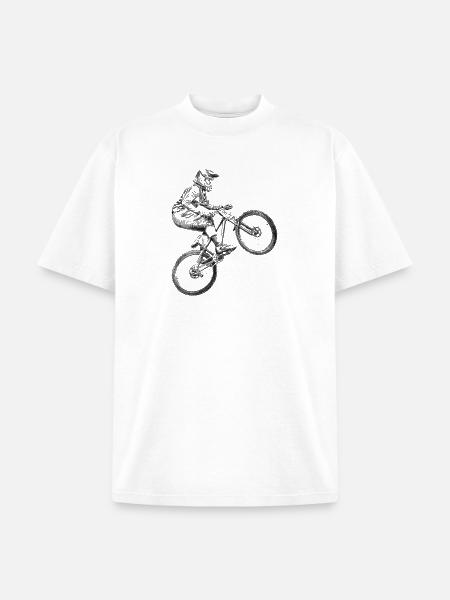 BMX - Unisex Garment Dyed T-Shirt - white
