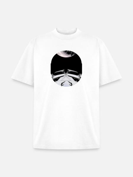 Moonlit Carfront Noir - Unisex Garment Dyed T-Shirt - white