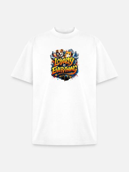 Loyalty Is Everything - Unisex Garment Dyed T-Shirt - white