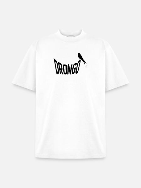 drongo - Unisex Garment Dyed T-Shirt - white