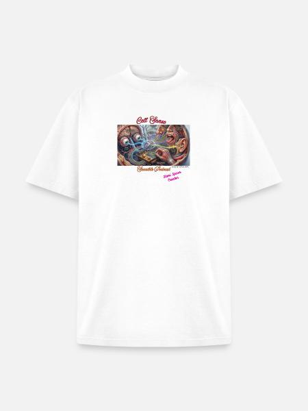 Cell- Sense - Unisex Garment Dyed T-Shirt - white