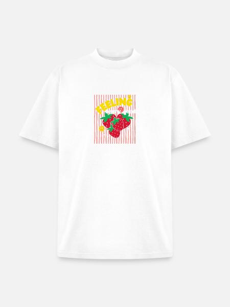 Berry Good Feeling - Unisex Garment Dyed T-Shirt - white