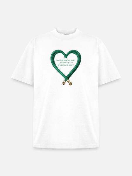 Hose Heart Humor - Unisex Garment Dyed T-Shirt - white