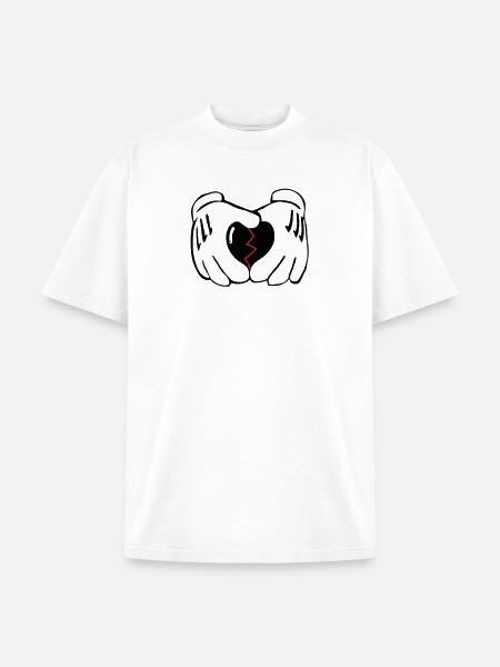 no_glove_love - Unisex Garment Dyed T-Shirt - white