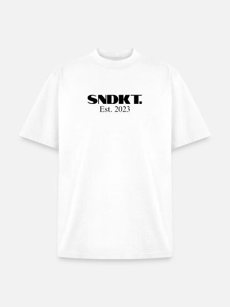 SNDKT - Unisex Garment Dyed T-Shirt - white