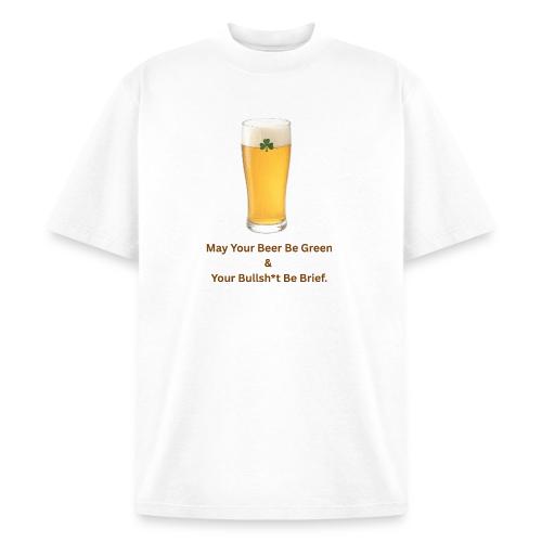 May Your Beer Be Green T-Shirt | Funny St. Patrick - Heavyweight Washed Unisex T-Shirt