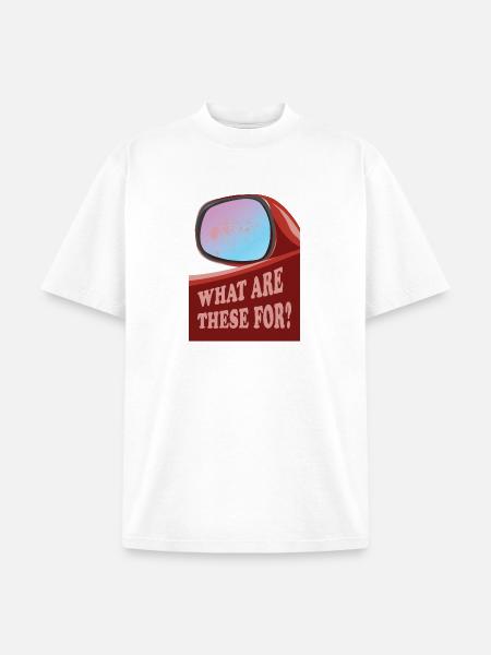 Retro Car wing mirror - Unisex Garment Dyed T-Shirt - white