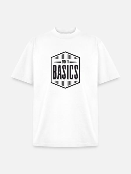 Back to Basics - Unisex Garment Dyed T-Shirt - white