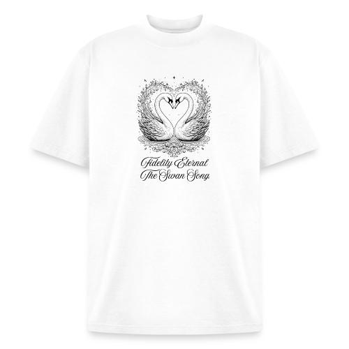 Poetic Swan T-Shirt - Heavyweight Washed Unisex T-Shirt