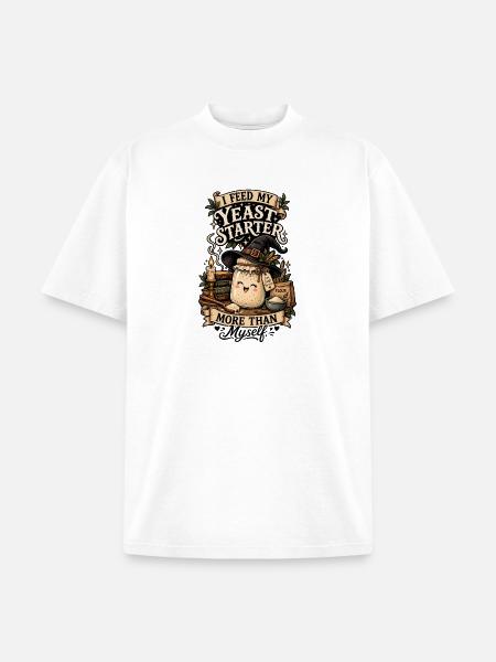 Sourdough Baking Witch Tee - Unisex Garment Dyed T-Shirt - white