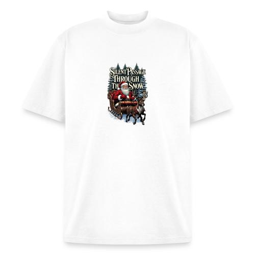 Nostalgic Santa T-Shirt - Heavyweight Washed Unisex T-Shirt