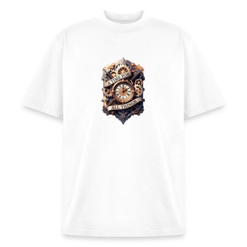 Ornate Clockwork T-Shirt - Heavyweight Washed Unisex T-Shirt