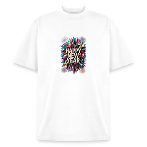 New Year's Party Horn T-Shirt - Heavyweight Washed Unisex T-Shirt