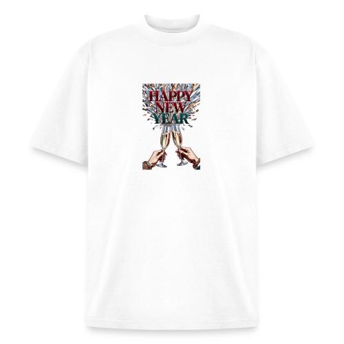 Toasting Hands T-Shirt Confetti Shower Premium - Heavyweight Washed Unisex T-Shirt