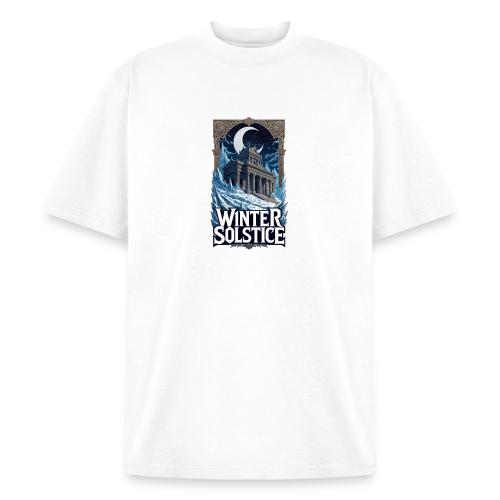 Winter Solstice Temple T-Shirt - Unisex Garment Dyed T-Shirt