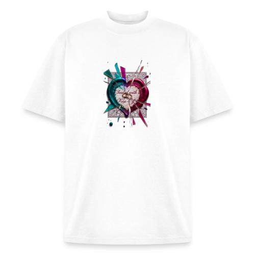 Sealed with a Kiss-Off T-Shirt - Heavyweight Washed Unisex T-Shirt