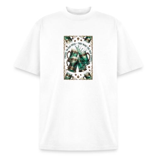 Cheers to Bad Ideas Tankards Graphic Tee - Heavyweight Washed Unisex T-Shirt