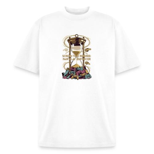 Screen Time Referee T Shirt, Fair Play Enforcer - Heavyweight Washed Unisex T-Shirt