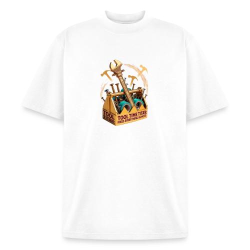 Tool Time Titan T Shirt, Funny Dad Gift - Heavyweight Washed Unisex T-Shirt