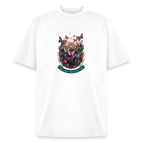 Easter Dawn's Flutter Butterfly T Shirt, Gift - Heavyweight Washed Unisex T-Shirt