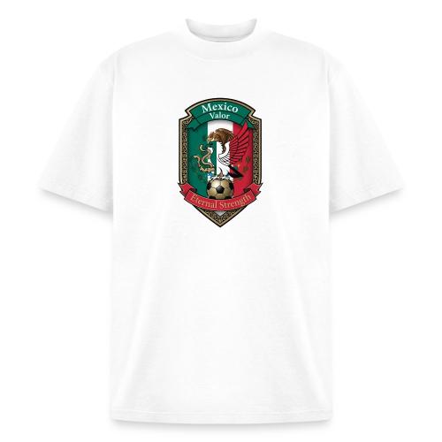 Mexico Eagle Valor T-Shirt, Pride Badge Gift - Heavyweight Washed Unisex T-Shirt