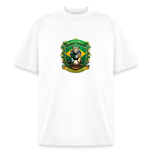 Brazil Jaguar Glory Tee, Brazilian Pride Gift - Heavyweight Washed Unisex T-Shirt