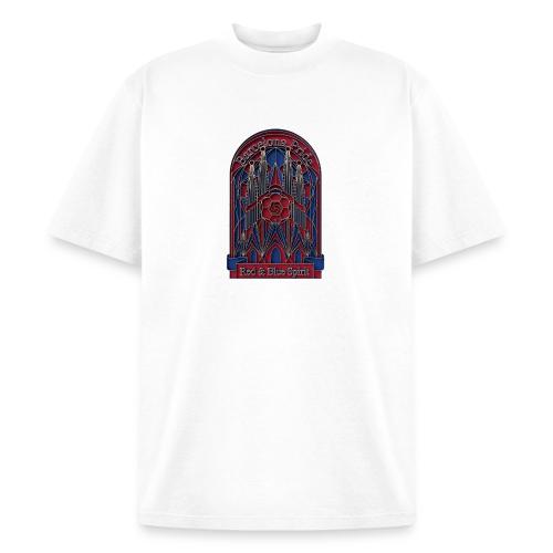 Barcelona Scarlet Pride T Shirt, Vibrant City Gift - Heavyweight Washed Unisex T-Shirt