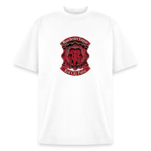Red Manchester T Shirt, Red Soccer City Pride Gift - Heavyweight Washed Unisex T-Shirt