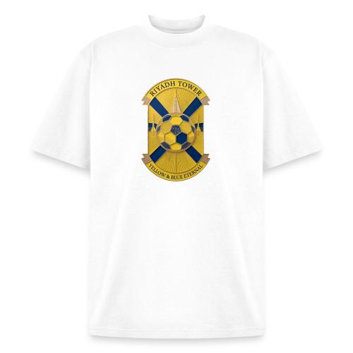 Riyadh Tower T Shirt, Football City Pride Gift - Heavyweight Washed Unisex T-Shirt