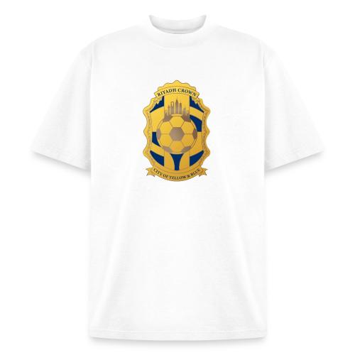 Riyadh Crown T Shirt, Modern Desert Pride Gift - Heavyweight Washed Unisex T-Shirt