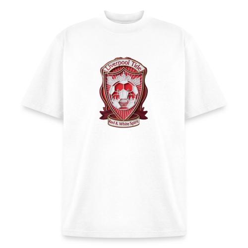 Liverpool Tide T Shirt, Soccer City Pride Gift - Heavyweight Washed Unisex T-Shirt