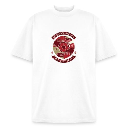 Liverpool Anchor T Shirt, Soccer City Pride Gift - Heavyweight Washed Unisex T-Shirt
