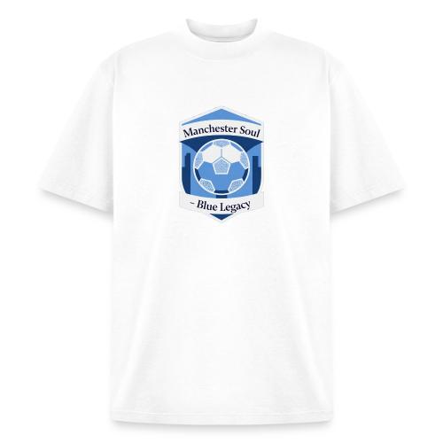 Manchester Soul Soccer City Emblem T Shirt, Gift - Heavyweight Washed Unisex T-Shirt