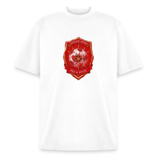 London is Red T Shirt, Football City Pride Gift - Heavyweight Washed Unisex T-Shirt