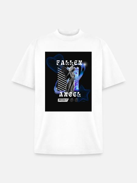 Fallen Angel - Unisex Garment Dyed T-Shirt - white