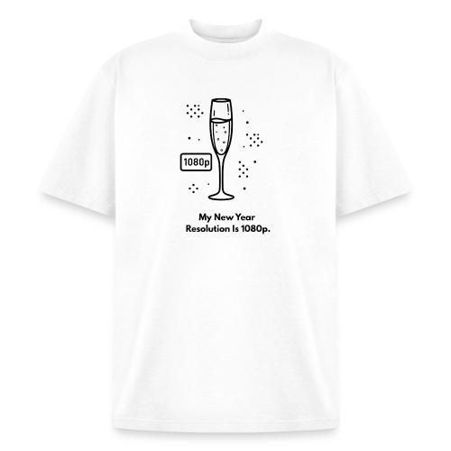 My New Year Resolution Is 1080p T-Shirt - Heavyweight Washed Unisex T-Shirt