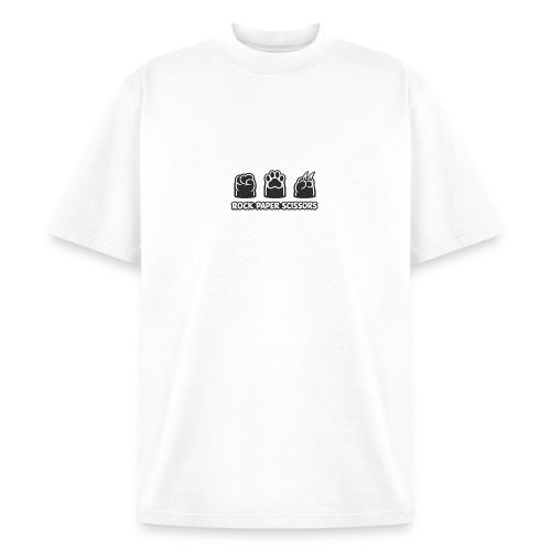 Playful Dog Paw Rock Paper Scissors - Heavyweight Washed Unisex T-Shirt