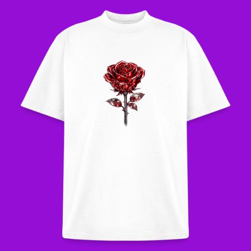 Silver Rose - Heavyweight Washed Unisex T-Shirt