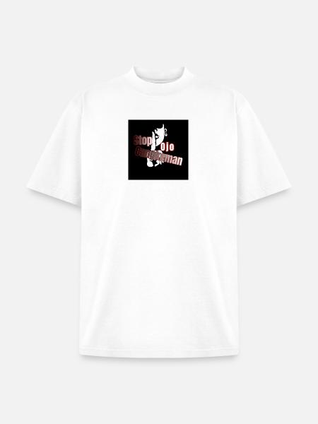 Stop Cangkeman Poster - Unisex Garment Dyed T-Shirt - white
