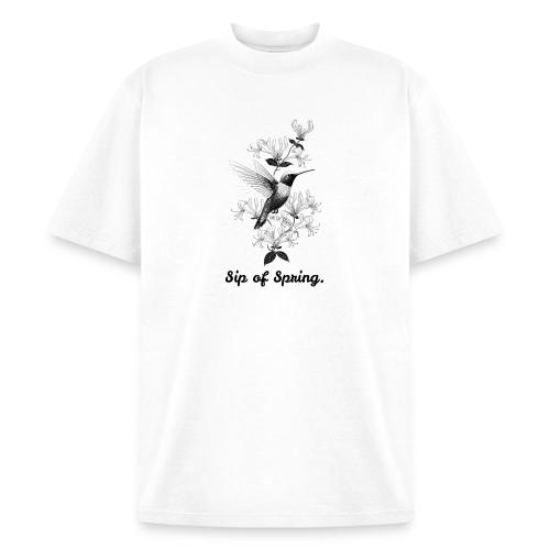 Hummingbird T-Shirt, Honeysuckle Vine - Heavyweight Washed Unisex T-Shirt