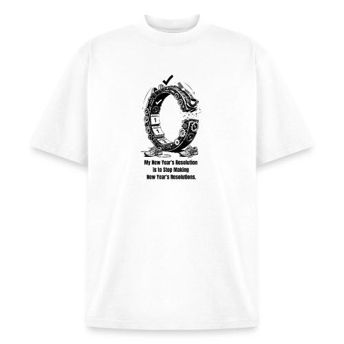 The Resolution Loop - Sarcastic New Year's T-Shirt - Heavyweight Washed Unisex T-Shirt
