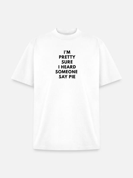 Pie - Unisex Garment Dyed T-Shirt - white