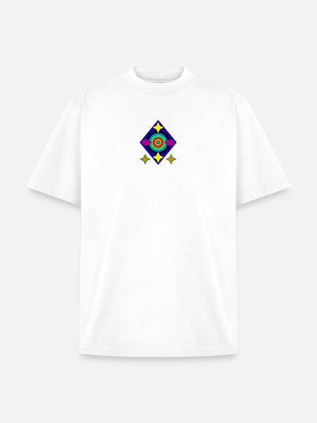 Diamond Stars - Unisex Garment Dyed T-Shirt - white