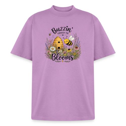 Buzzin' Through The Blooms - Heavyweight Washed Unisex T-Shirt