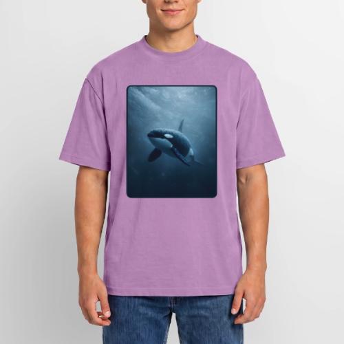 Orca Ocean Wildlife Design - Unisex Garment Dyed T-Shirt