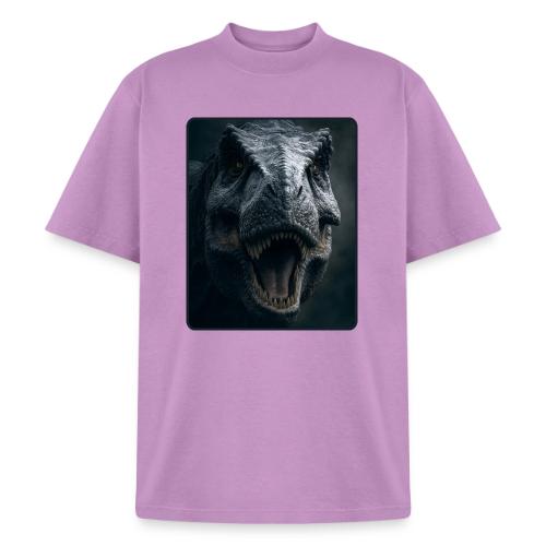 T Rex Cinematic Close-Up Design - Heavyweight Washed Unisex T-Shirt