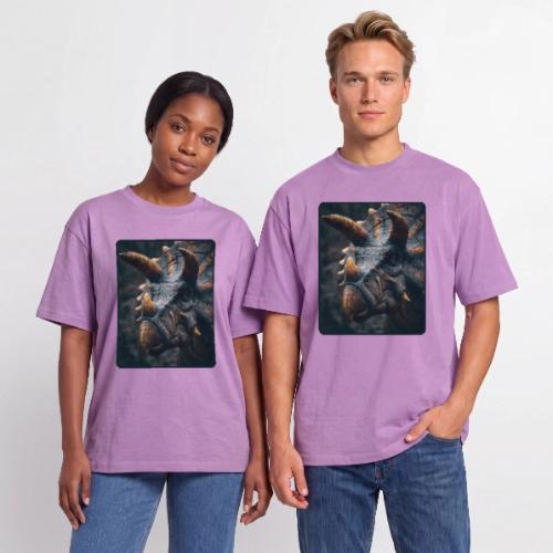 Triceratops Detailed Portrait Design - Unisex Garment Dyed T-Shirt