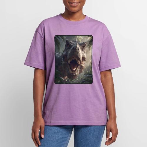 T Rex Jungle Roar Design - Unisex Garment Dyed T-Shirt