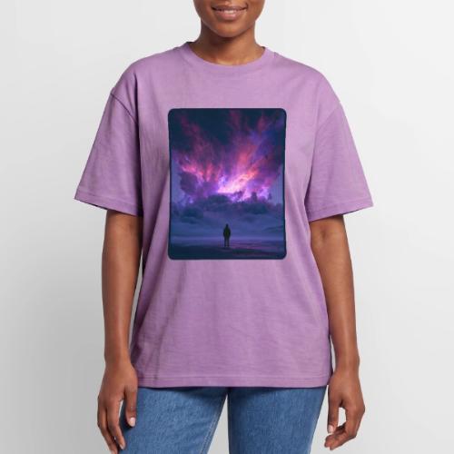 Cosmic Supernova Night Design - Unisex Garment Dyed T-Shirt